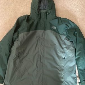 North Face 3 in 1 ski jacket